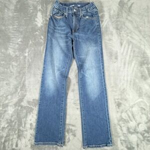 Old Navy Built In Flex Jeans Blue Boy's With Adjustable Waist Size 12
